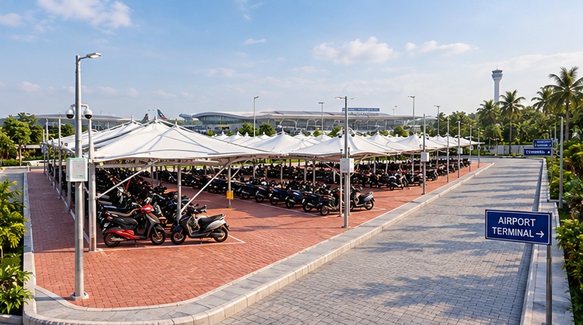 Parking bay arrangement