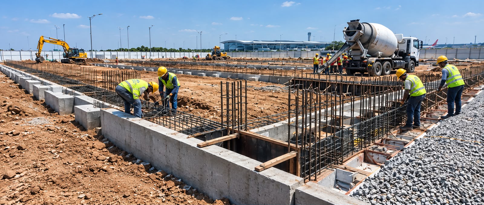 Entry and barrier works